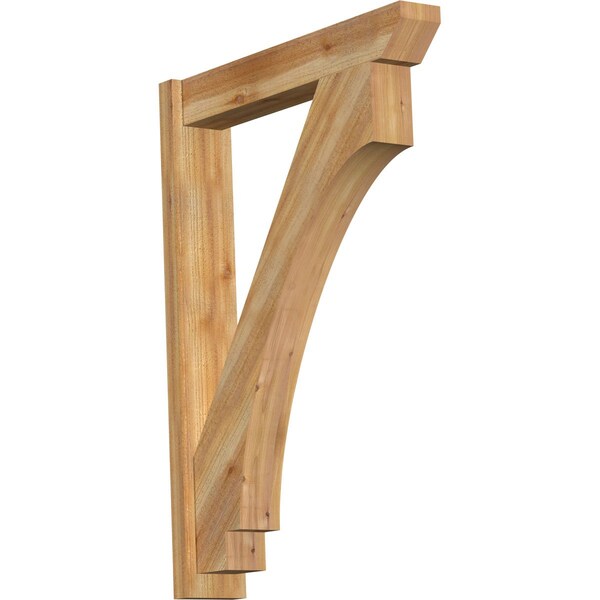 Ekena Millwork Imperial Slat Rough Sawn Outlooker, Western Red Cedar, 6"W x 32"D x 44"H OUT06X32X44IMP06RWR - main